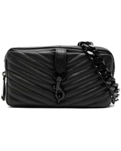 Rebecca Minkoff Edie quilted leather belt bag - Nero