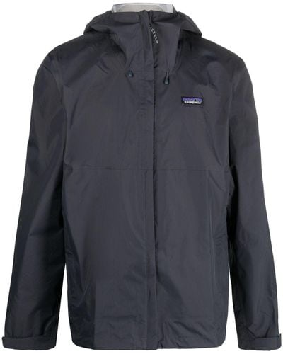Patagonia Zip-up Hooded Jacket - Blue