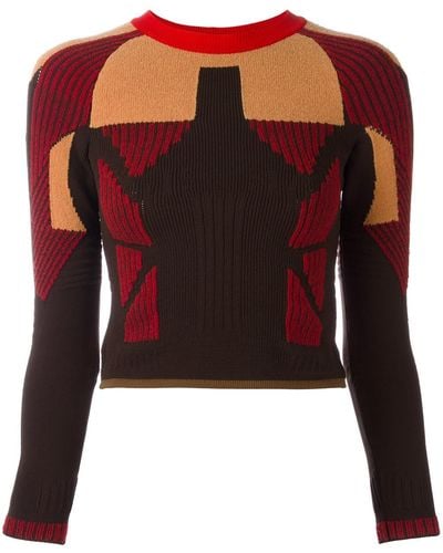 Yeezy Season 3 Cropped Knitted Top - Brown