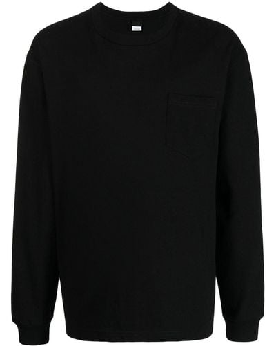 Suicoke Pocket-detail Long-sleeve T-shirt - Black