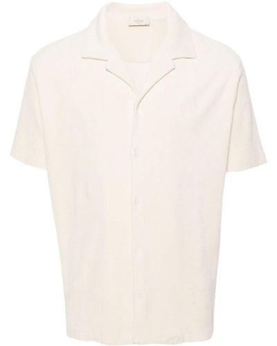Altea Harvey Towelling-finish Shirt - White