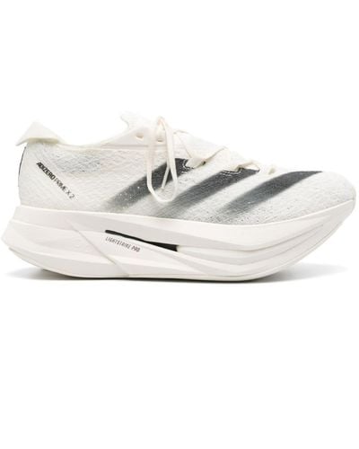 Y-3 Adizero Prime X 2.0 Strung Sneakers - White
