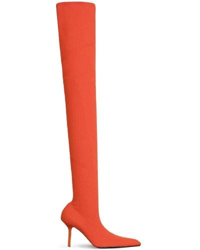 Dion Lee 88.9mm Heel Thigh-high Boots - Red