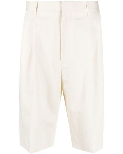 Filippa K Shorts mit Bundfalten - Weiß