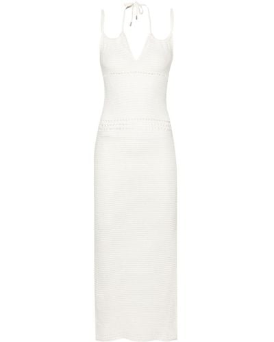 Melissa Odabash Nikita Crochet Beach Dress - White