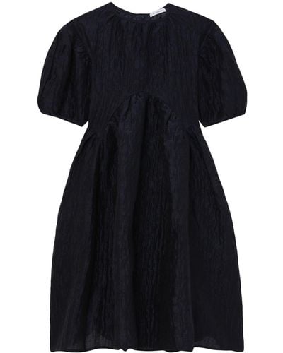 Cecilie Bahnsen Thelma Puff-sleeve Dress - Black