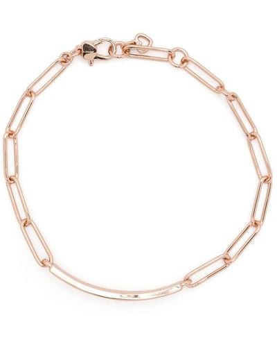 Kate Spade Pulsera con texto grabado - Rosa