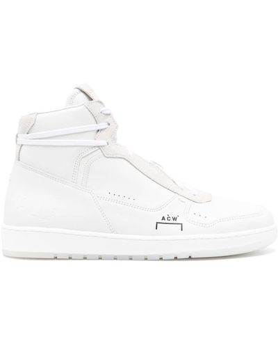 A_COLD_WALL* Luol High-top Leather Sneakers - White