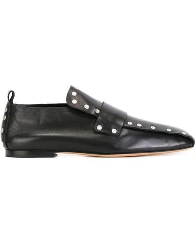Celine - Studded Loafers - Women - Lamb Skin/leather/rubber - 38 - Black