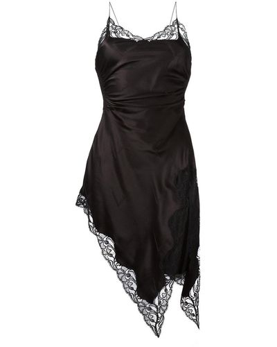 Alexander Wang Lace Trim Slip Dress - Black