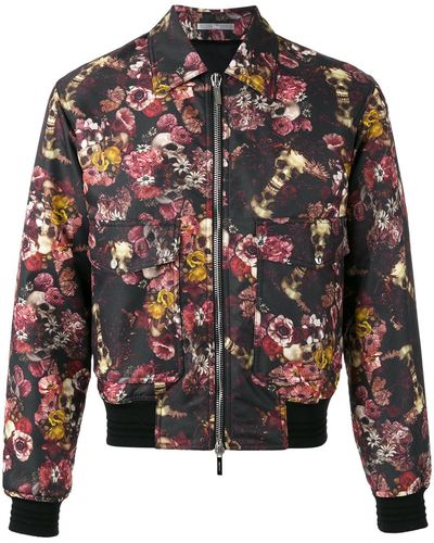 Dior Floral Print Bomber Jacket - Multicolor
