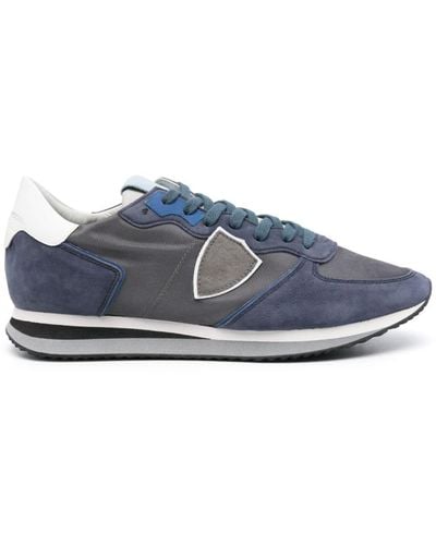 Philippe Model Trpx Paneled Sneakers - Blue