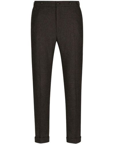 Dolce & Gabbana Pantalones de vestir con pinzas - Gris