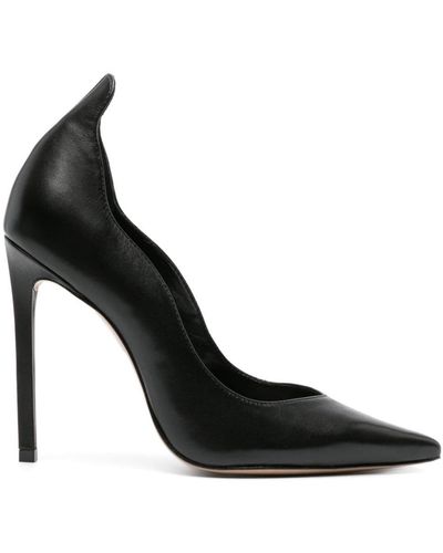 SCHUTZ SHOES Arlette 110mm Leather Court Shoes - Black