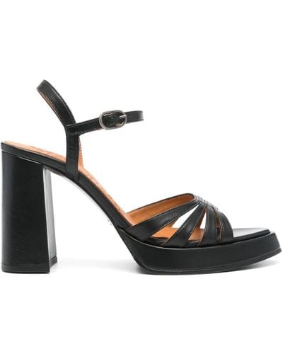 Chie Mihara Aniel Leren Sandalen 110 Mm - Zwart