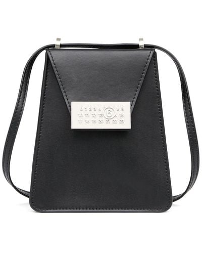 MM6 by Maison Martin Margiela Numeric Kleine Crossbodytas - Zwart