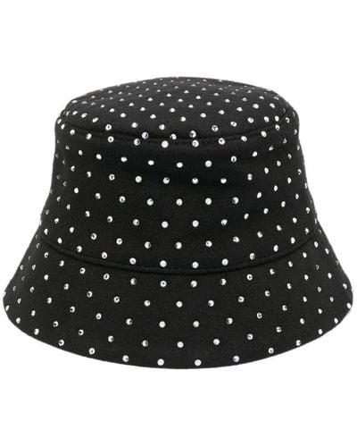 Ruslan Baginskiy Embellished Wool Bucket Hat - Black