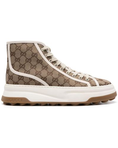 Gucci GG High-top Sneakers - Bruin