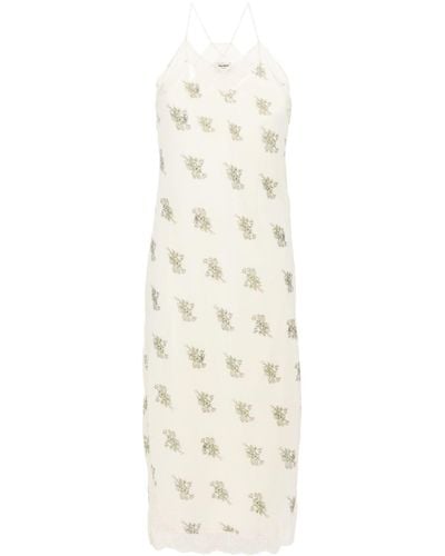 Zadig & Voltaire Risty Sequinned Maxi Dress - White