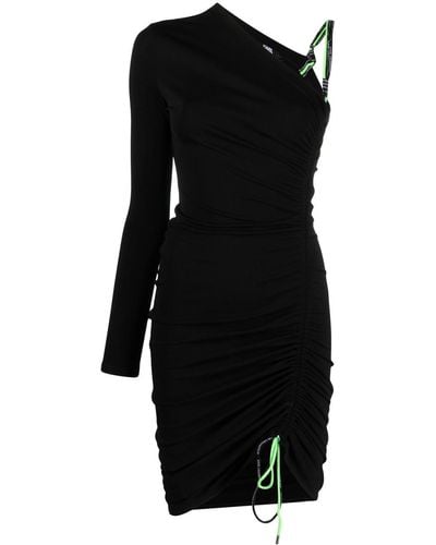 Karl Lagerfeld Mini-jurk Met Koorddetail - Zwart