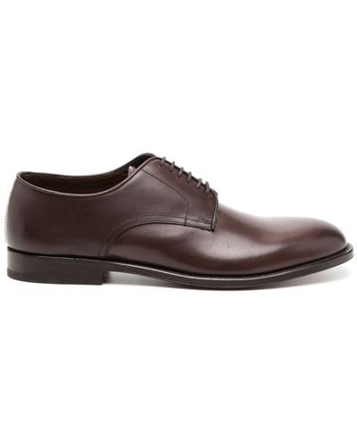 Fratelli Rossetti Lace-up Leather Derby Shoes - ブラウン