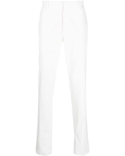 Zegna Pantalones de vestir con corte slim - Blanco