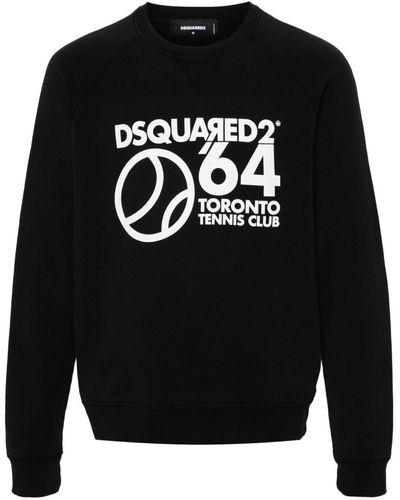 DSquared² Toronto Tennis Club スウェットシャツ - ブラック
