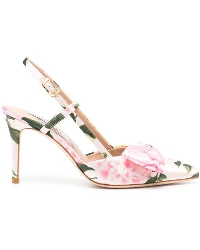Sachin & Babi Lenox 90mm Floral-print Court Shoes - Pink