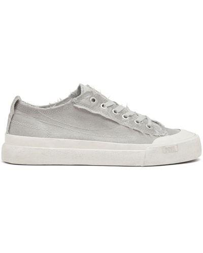 DIESEL S-athos Distressed Trainers - White