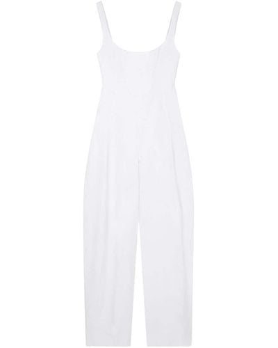 Stella McCartney Corset-style Wide-leg Jumpsuit - White