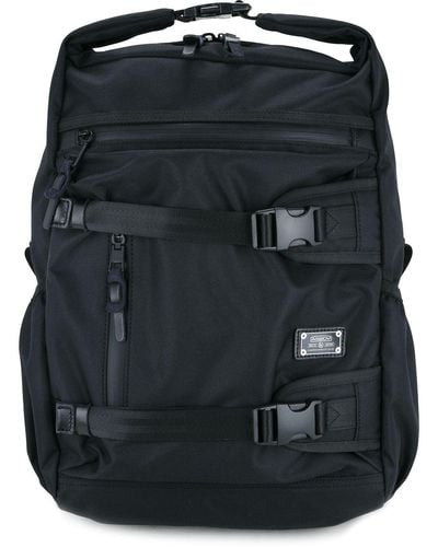 AS2OV Triple Buckle Backpack - Black