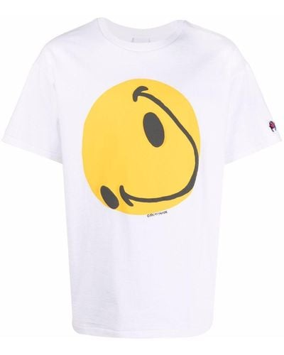 READYMADE Collapse Face T-Shirt - Weiß