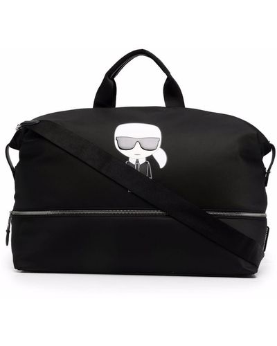 Karl Lagerfeld K/ikonik Weekender Bag - Black