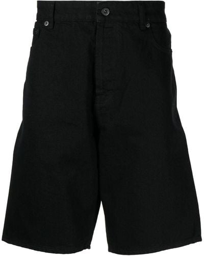 KENZO Logo-patch Bermuda Shorts - Black