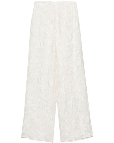 Cult Gaia Lane wide-leg trousers - Blanc