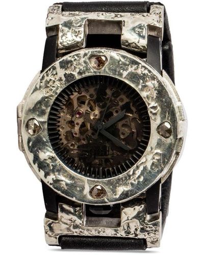 Parts Of 4 X Fob Paris #275 42mm Horloge - Zwart