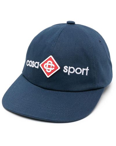 Casablancabrand Baseballkappe mit Logo-Stickerei - Blau