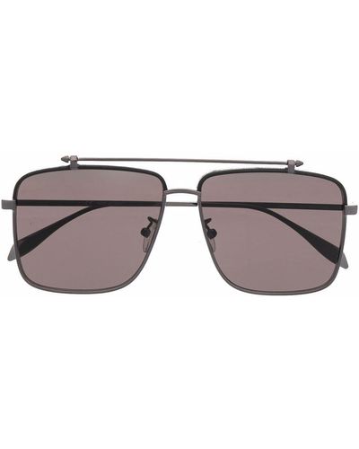 Alexander McQueen パイロット眼鏡フレーム - ブラック