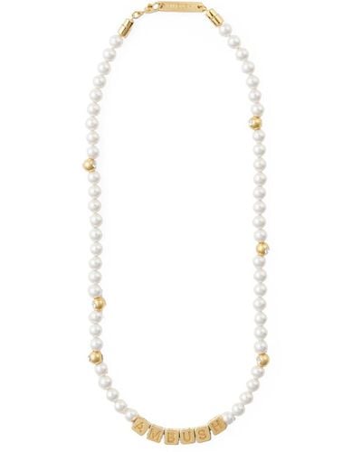 Ambush Letterbox Halskette mit Perlen - Weiß