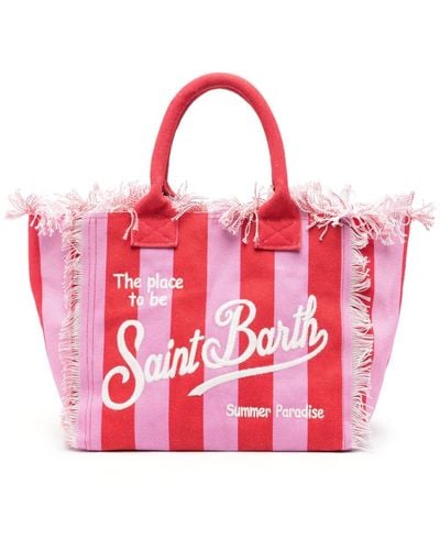 Mc2 Saint Barth Vanity Canvas Tote Bag - Pink