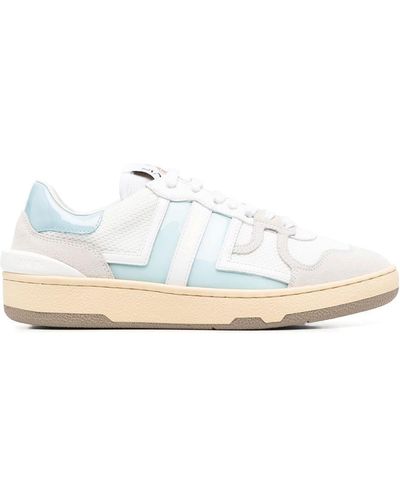 Lanvin Clay Panelled Low-top Sneakers - White
