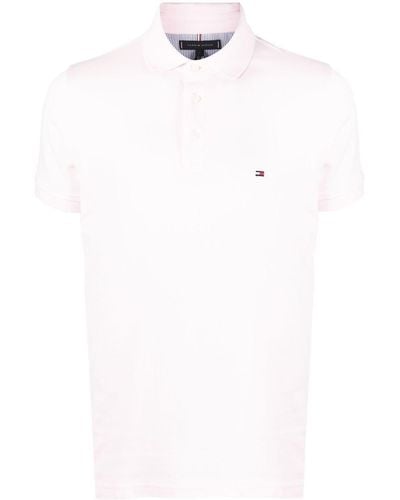 Tommy Hilfiger Embroidered-logo Polo Shirt - White