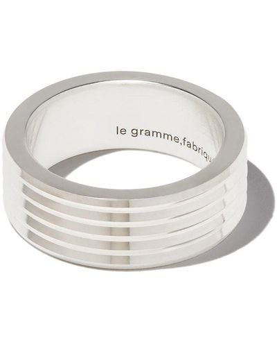 Le Gramme Anello Guilloche 9g - Metallizzato