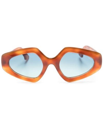 LAPIMA Antonia Geometric-frame Sunglasses - Blue