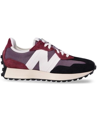 New Balance 327 Sneakers mit Logo-Patch - Lila