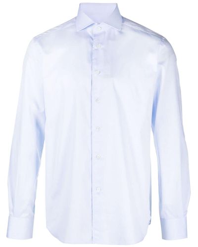Corneliani Long-sleeve Cotton Shirt - White