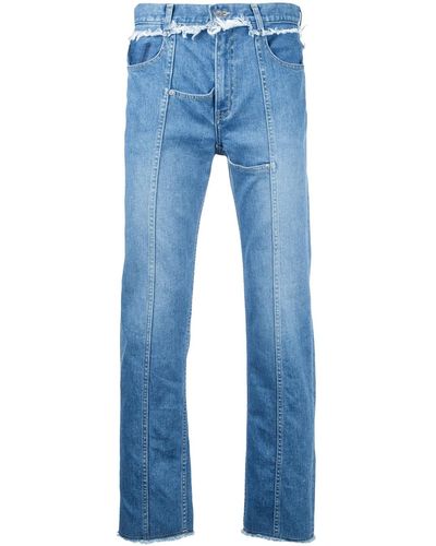 Christian Dada Front Seam Jeans - Blue