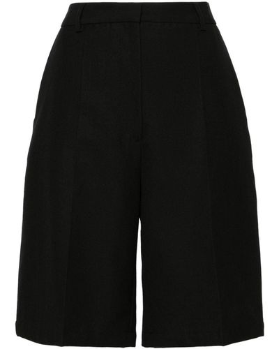 Totême Knee-length Tailored Shorts - Black