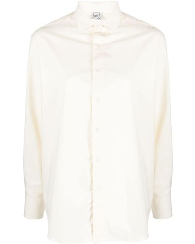 Baserange Sholoc Hemd aus Bio-Baumwolle - Weiß