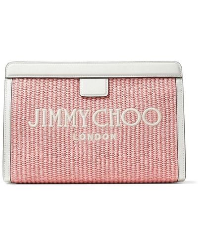 Jimmy Choo Avenue Clutch Bag - Pink